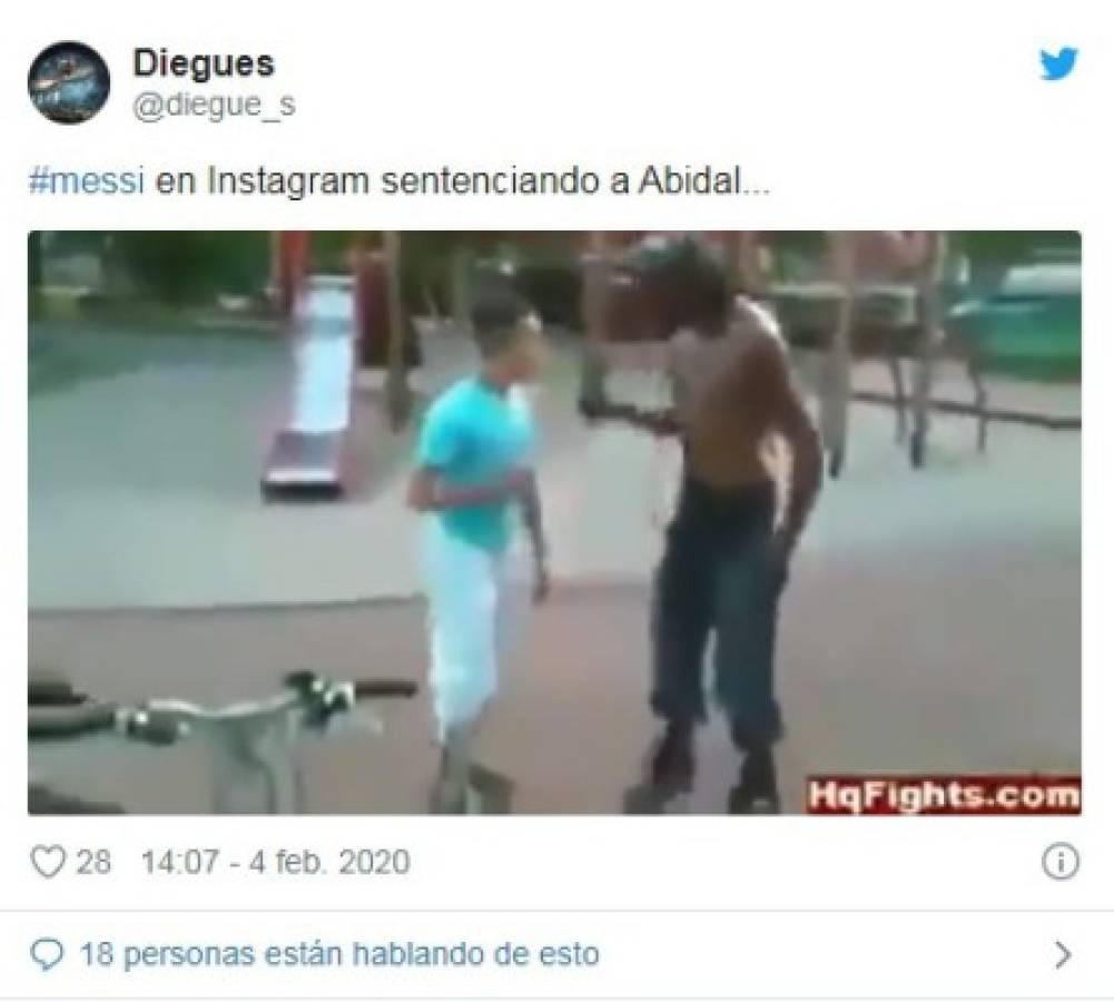 Los divertidos memes de la bronca entre Messi y Abidal en el Barcelona