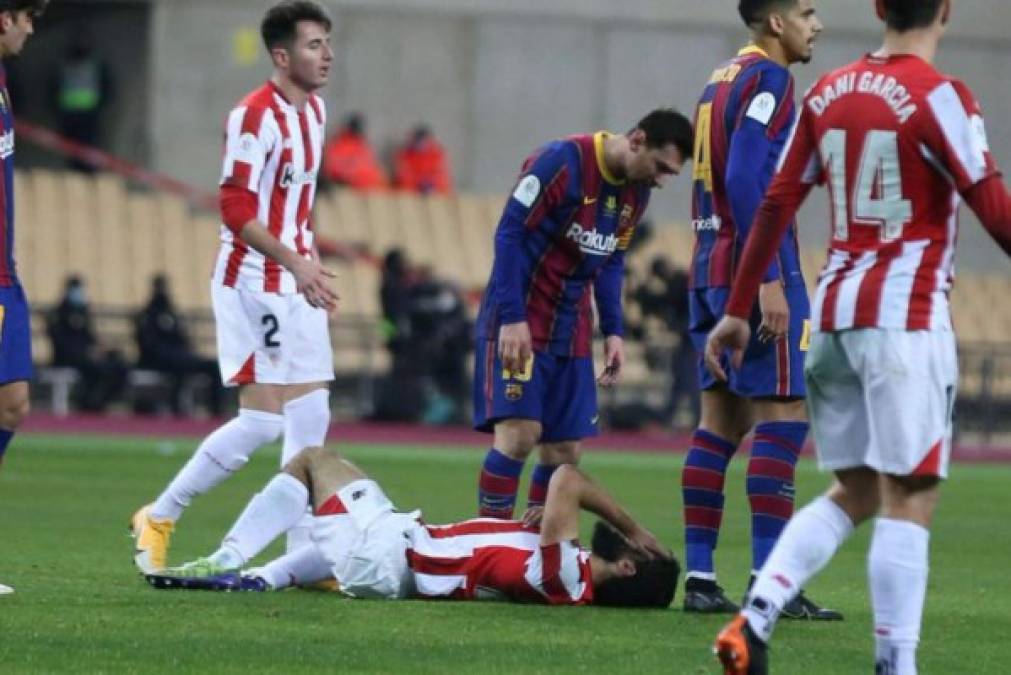Messi y el castigo que puede recibir tras su expulsión ante Athletic en la Supercopa