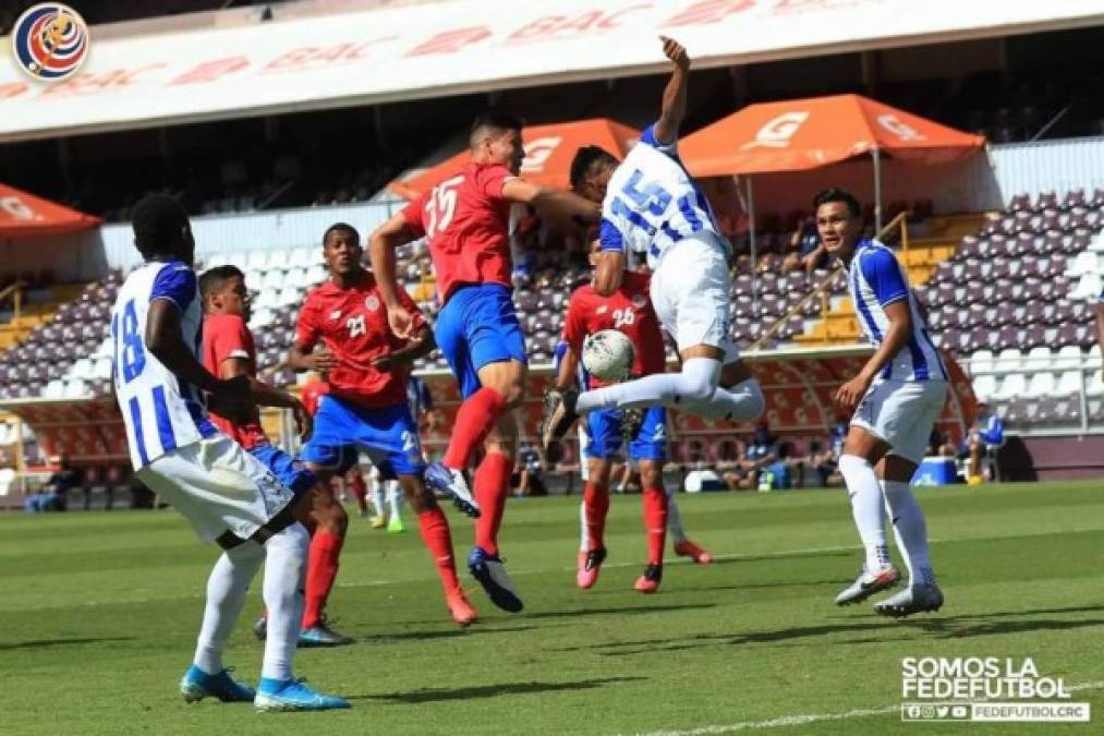 Sub-23 de Honduras cierra con empate amistosos ante Costa Rica previo al Preolímpico en Guadalajara