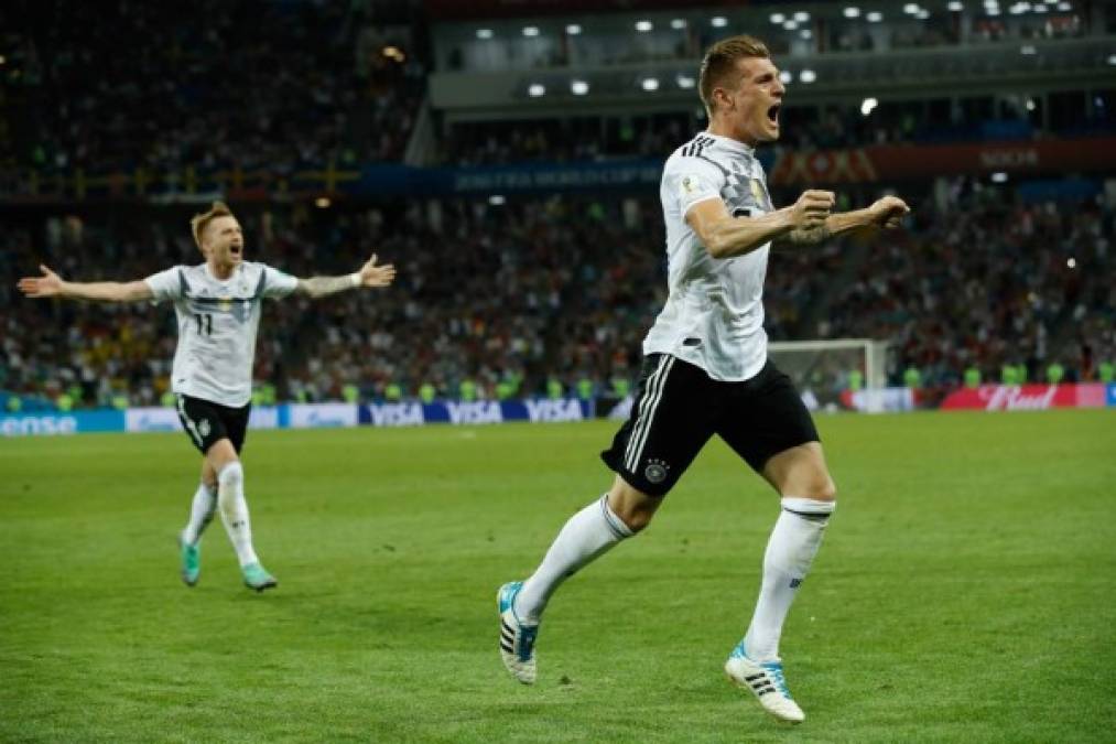 ¡Con golazo de Kroos en el último minuto, Alemania volvió a la vida!