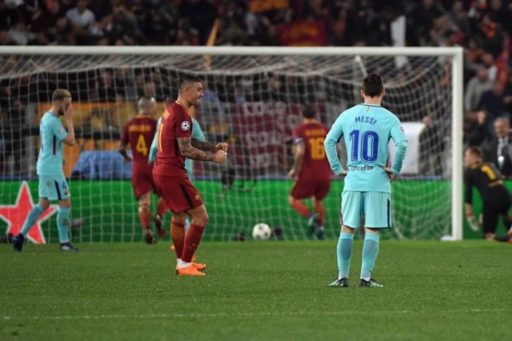 EN FOTOS: Amargura, dolor y drama, el rostro del Barcelona tras fracaso en Champions en Roma