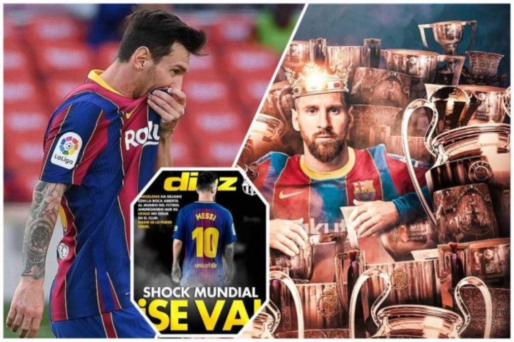 'Se va el rey de Barcelona', salida de Lionel Messi pone en 'shock' las redes sociales