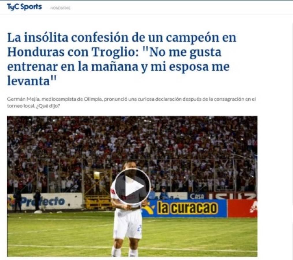 Así hablan los medios internacionales del título de Pedro Troglio con Olimpia