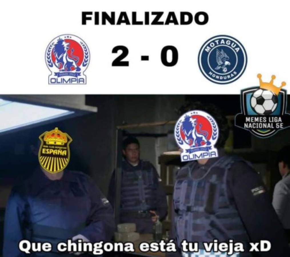 Olimpia tiene de hijo a Motagua y los memes no pueden faltar en contra de los azules