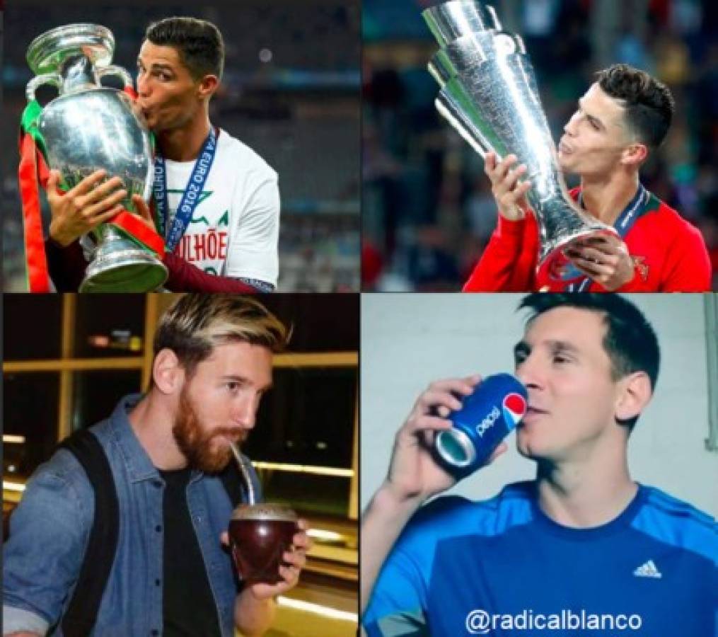 Para morir de risa: Los memes que destrozan a Messi por el nuevo título de Cristiano con Portugal   