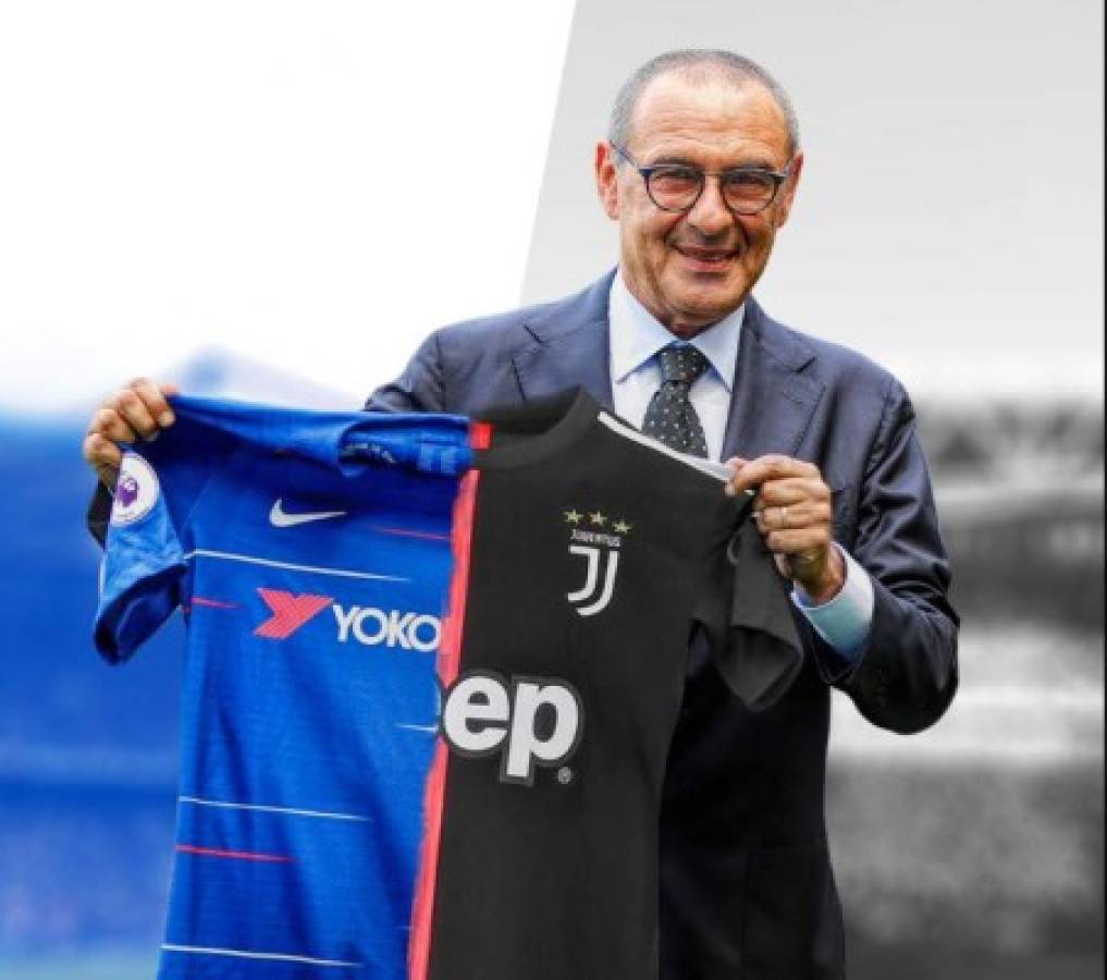 El revolucionado 11 de la Juventus si se confirma la llegada de Sarri; Cristiano con nueva posición