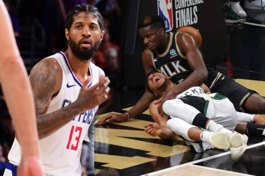 NBA: Suns y Clippers definen finalista o séptimo juego; Giannis se lesiona y Hawks igualan 2-2 ante Bucks