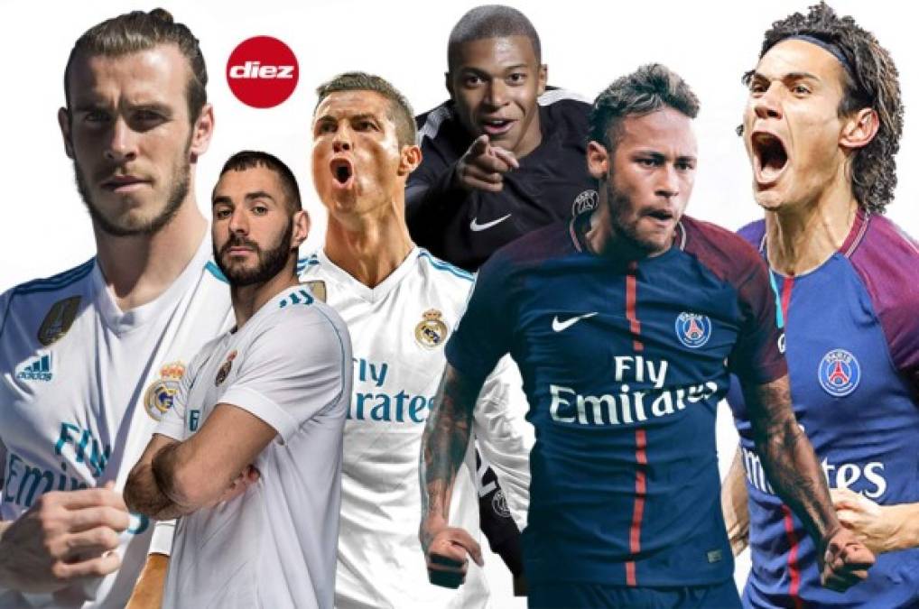 El tridente del PSG barre con la 'BBC' del Real Madrid