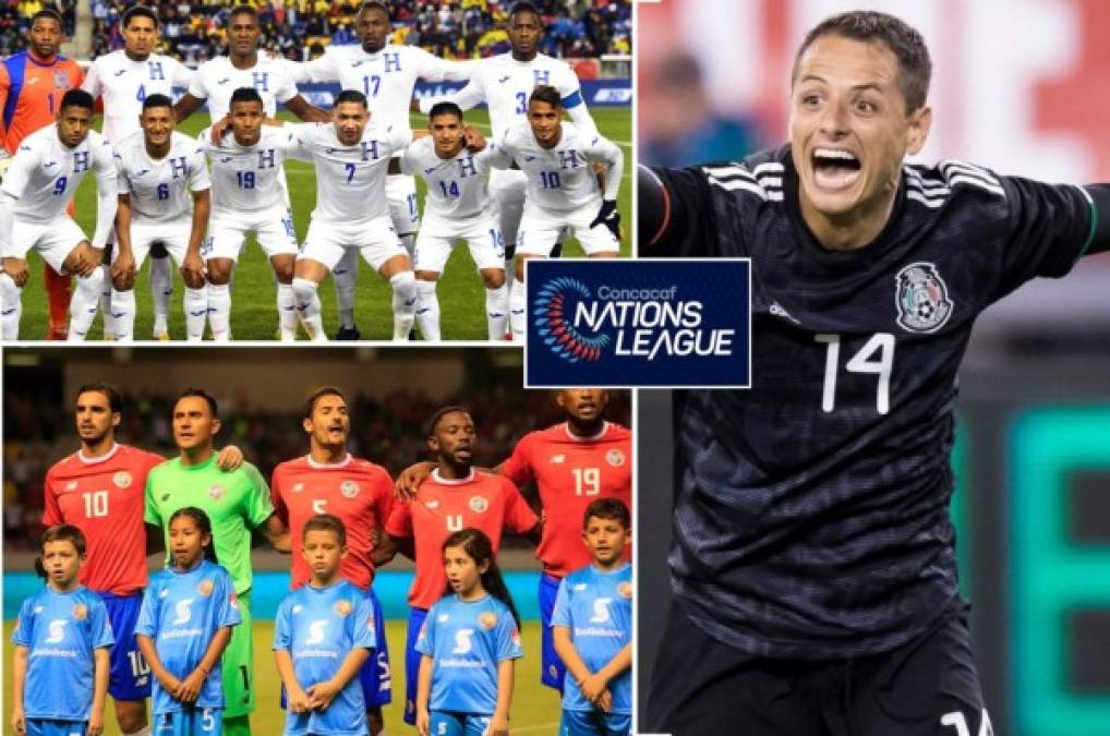 Concacaf confirma horarios para juegos de la selección de Honduras en Liga de Naciones