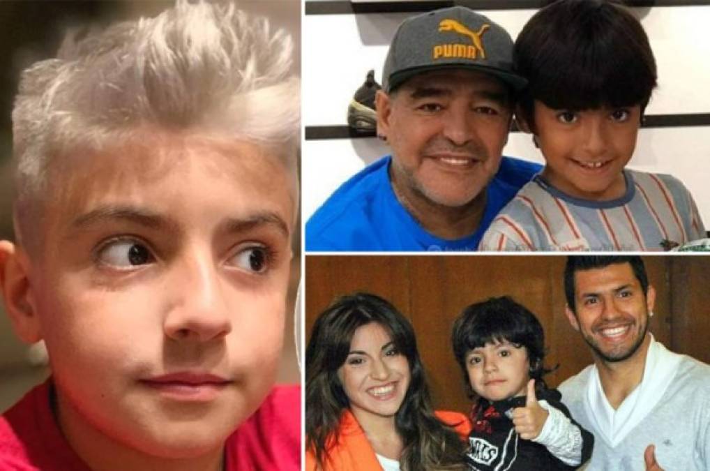 La triste y dura anécdota de Benjamín Agüero con su abuelo Diego Maradona