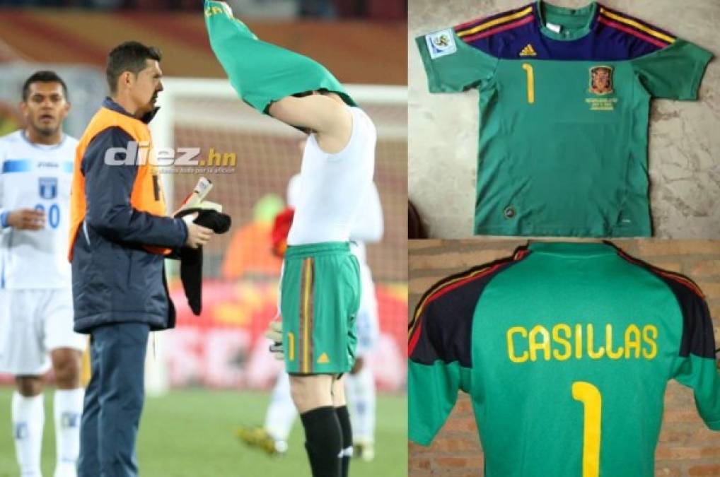 ¿Qué pasó con la camisa que Ricardo Canales cambió con Iker Casillas en Sudáfrica 2010?