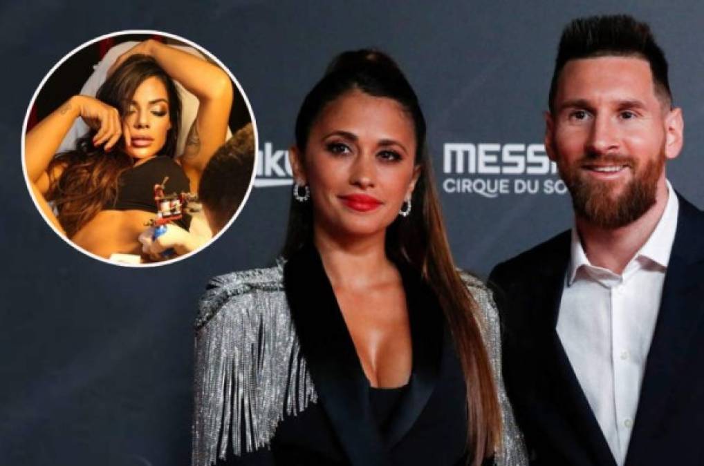 'Miss Bum Bum' se tatúa el rostro de Messi en una zona que enfadará a Antonela Roccuzzo