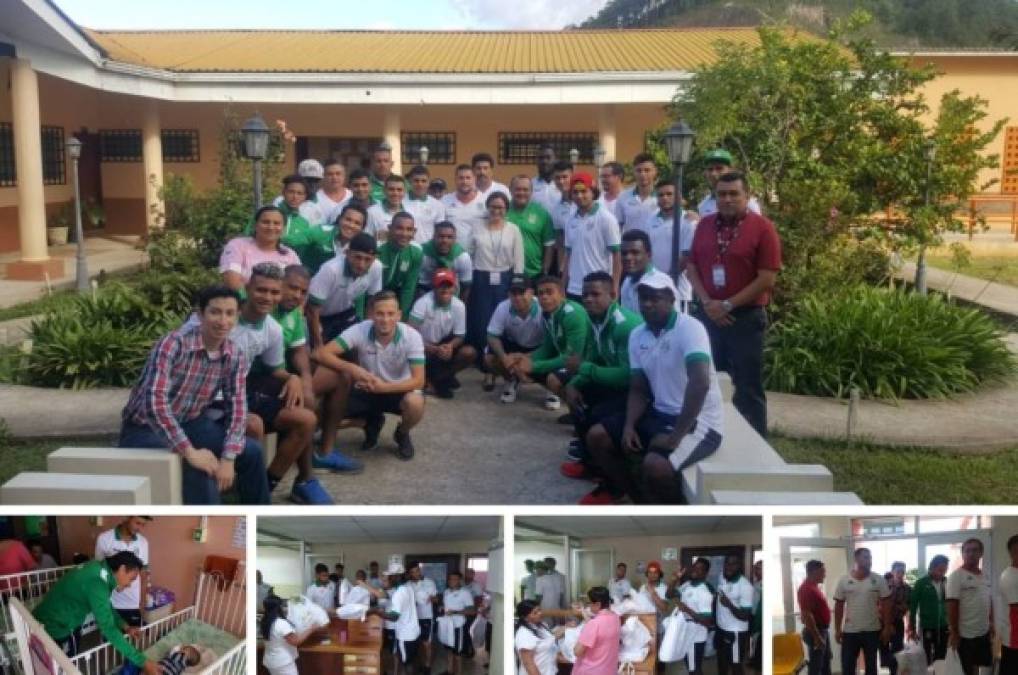 Platense visitó el hospital de La Esperanza antes de su partido de Copa Presidente 