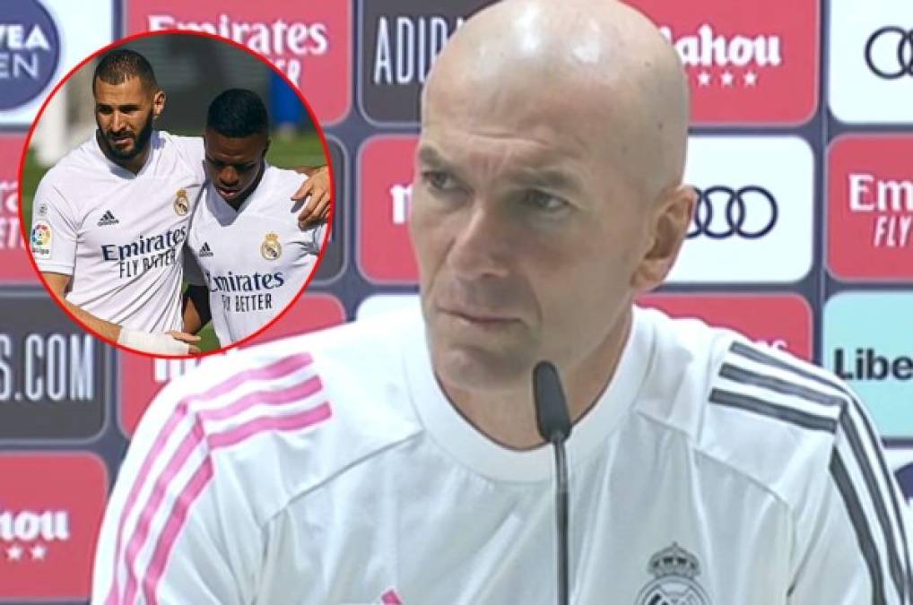 Zidane se pronuncia sobre la polémica Benzema-Vinicius en el Real Madrid
