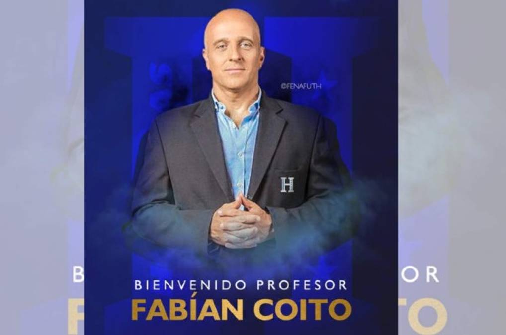 OFICIAL: Fabián Coito, nuevo entrenador de Honduras, anuncia la Fenafuth