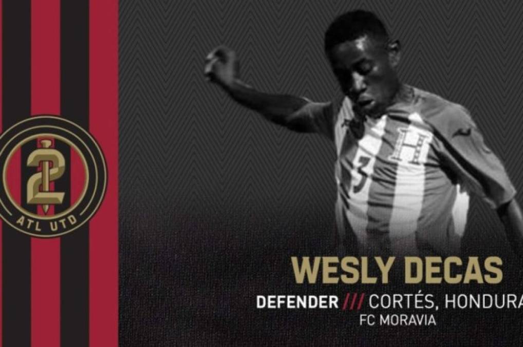 OFICIAL: Wesly Decas jugará en el Atlanta United 2 de Estados Unidos