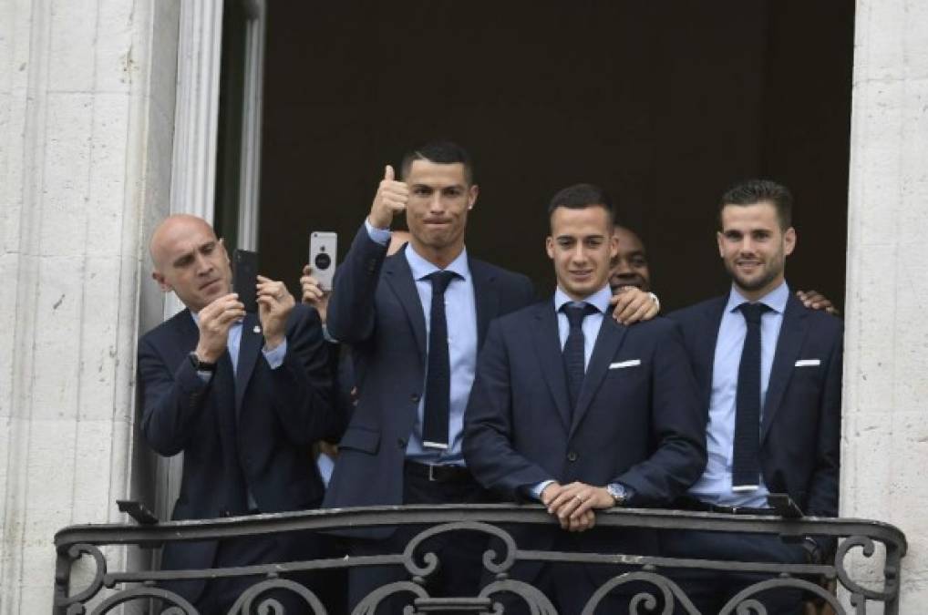 Cristiano Ronaldo en la celebración: 'Gracias, chicos, y hasta el próximo año'