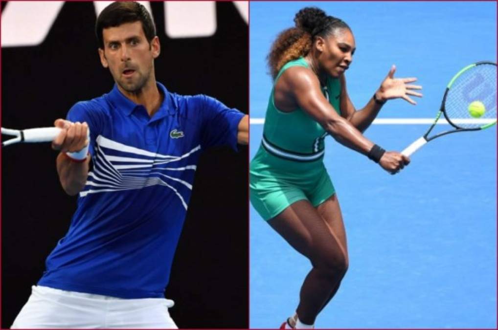 Djokovic y Serena comienzan con buen pie su campaña por la gloria en Australia