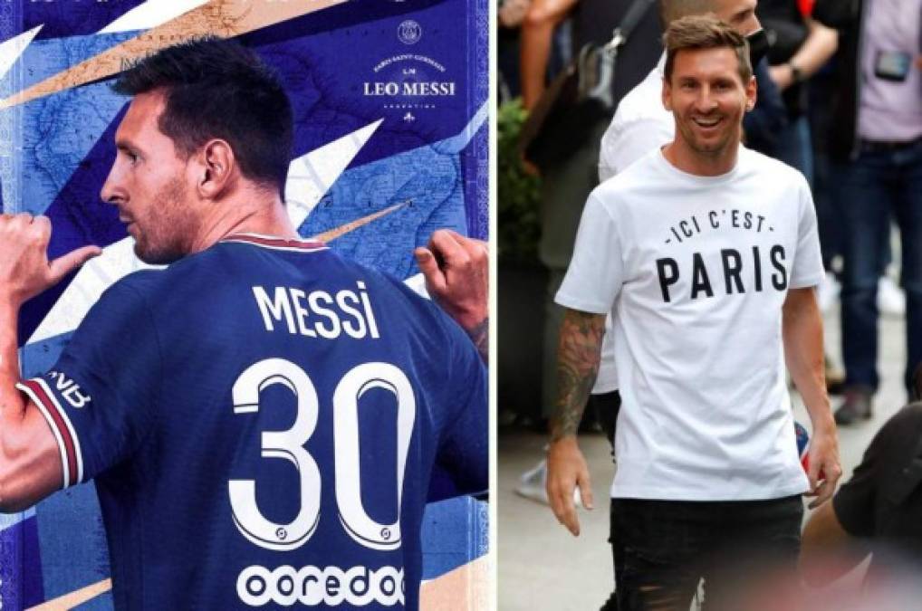 Así se vivió el primer día de Messi en París: Locura en las calles, anuncio del PSG y las palabras de Leo