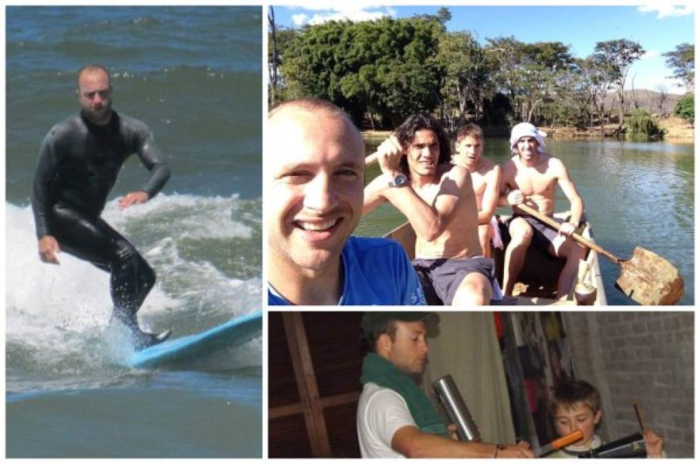 Sebastián Urrutia, preparador físico de Honduras, apasionado del arte y el surf