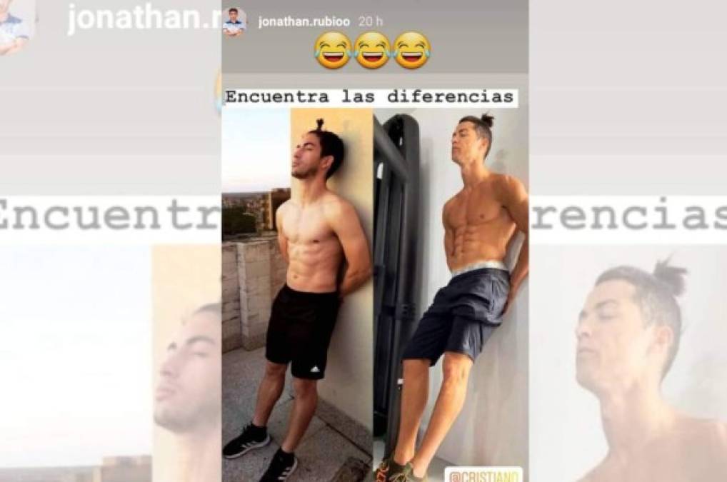 Jonathan Rubio y su reencarnación con foto viral de Cristiano Ronaldo