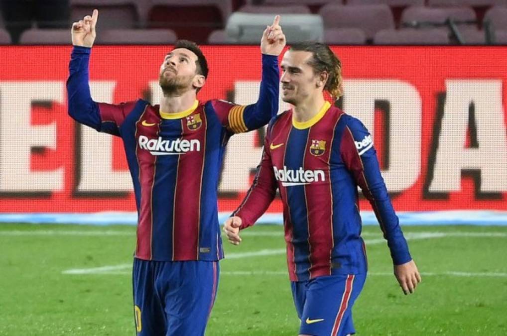 Barcelona receta paliza en la Liga Española antes de recibir al PSG; Messi marcó dos golazos