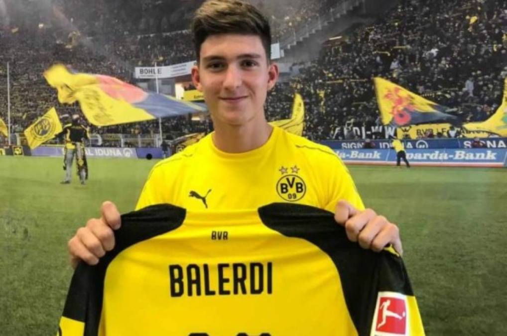 Borussia Dortmund ficha al joven central argentino Leonardo Balerdi
