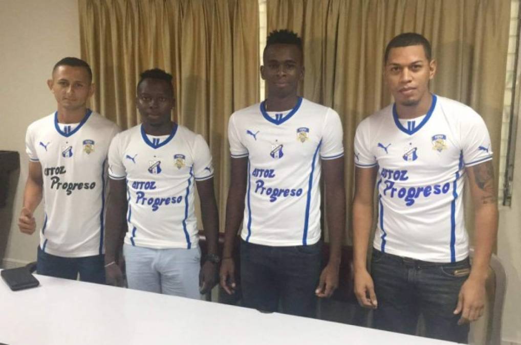 Honduras Progreso presentó a sus cinco nuevos fichajes para el Apertura