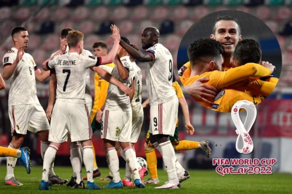Gales desató la furia de Bélgica y terminó goleado en inicio de eliminatorias rumbo a Qatar 2022