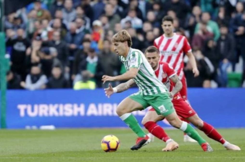 Sin el Choco Lozano, Girona cae en el último minuto ante el Betis