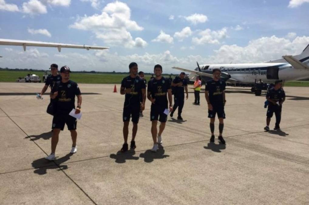 Comunicaciones arriba a San Pedro Sula para enfrentar a Marathón en Liga Concacaf