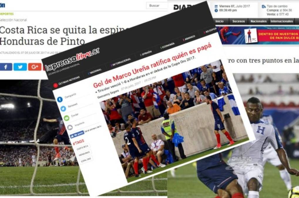 Así reaccionan los medios de Costa Rica luego del triunfo ante Honduras