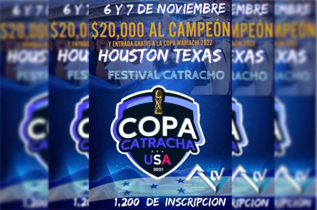 Copa Catracha USA: El 6 y 7 de noviembre tendremos fiesta de fútbol hondureño en Houston