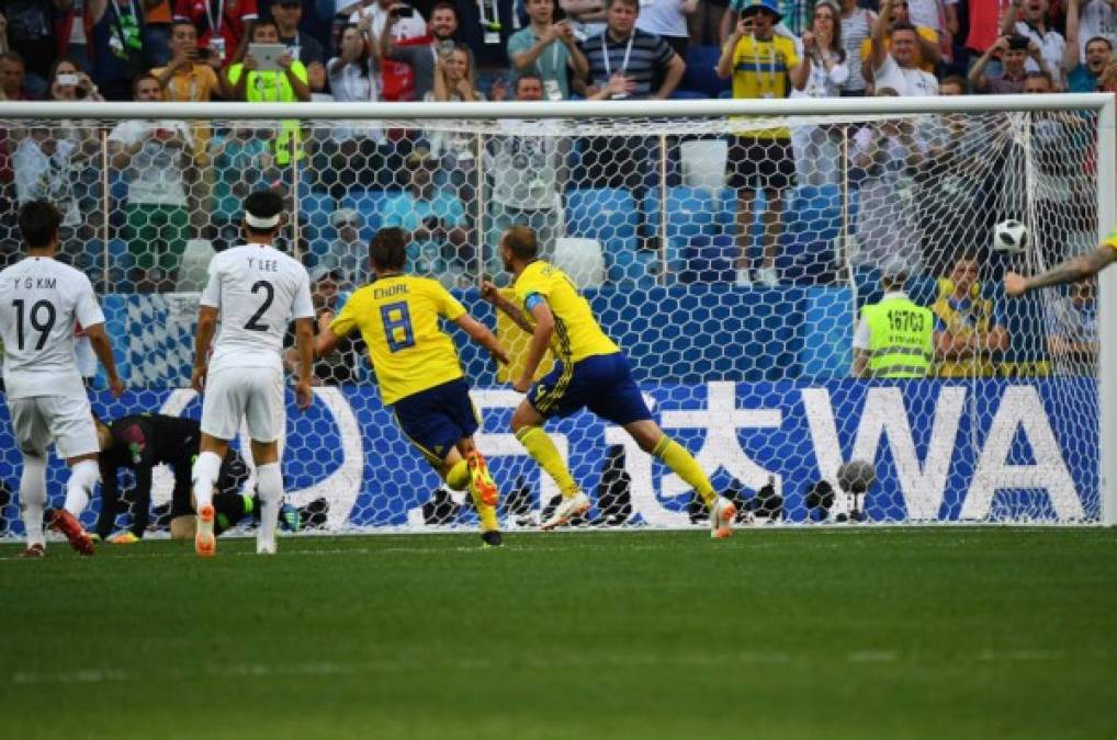 Suecia con ayuda del VAR triunfa ante Corea del Sur en el Mundial de Rusia 2018