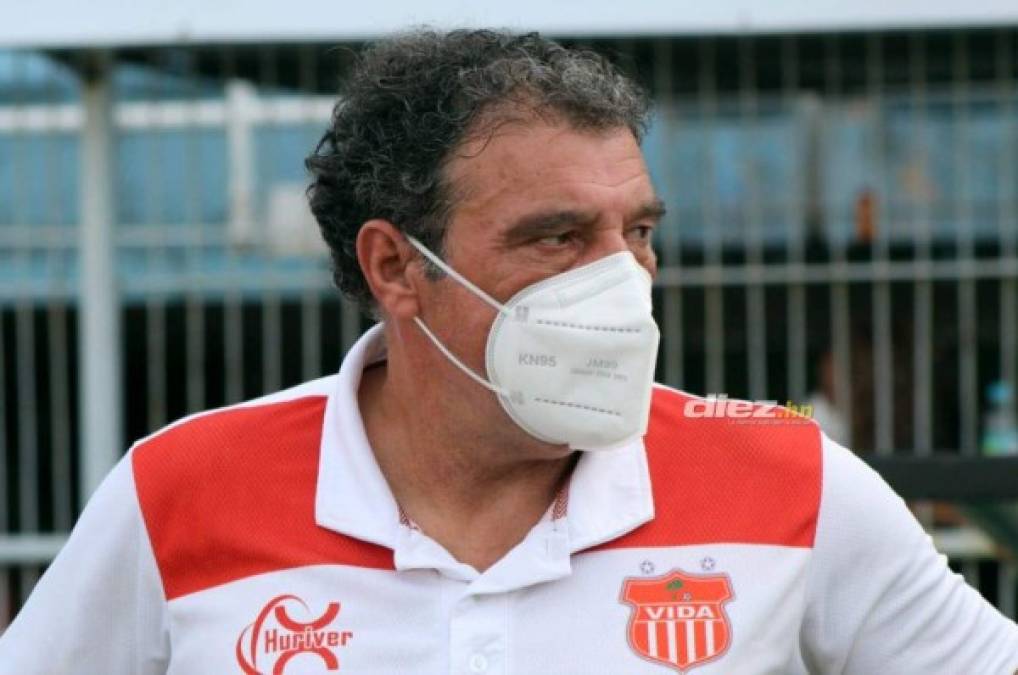 Fernando Mira, DT del CDS Vida, sobre empate ante Motagua: 'Me preocupa no haber ganado'