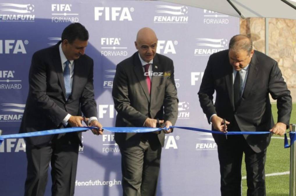 Gianni Infantino inaugura de forma oficial el Estadio El Birichiche
