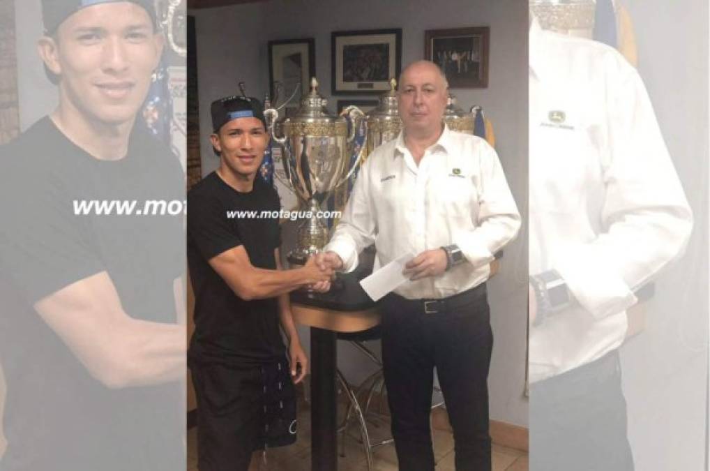 Motagua hace oficial la renovación de contrato del volante Kevin López