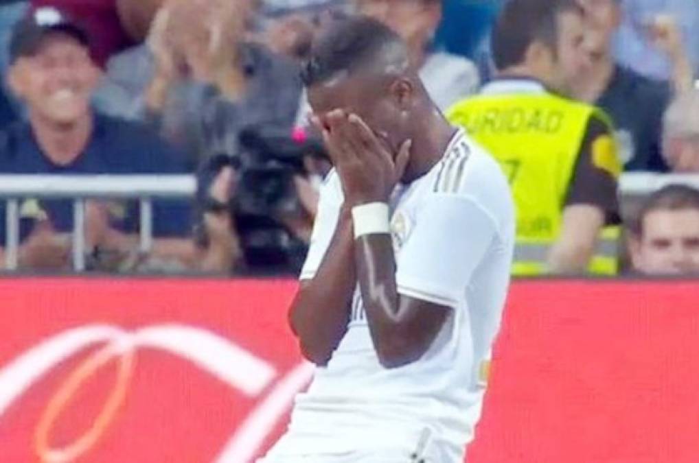 Vinícius Júnior anota con Real Madrid al Osasuna y se desahoga llorando
