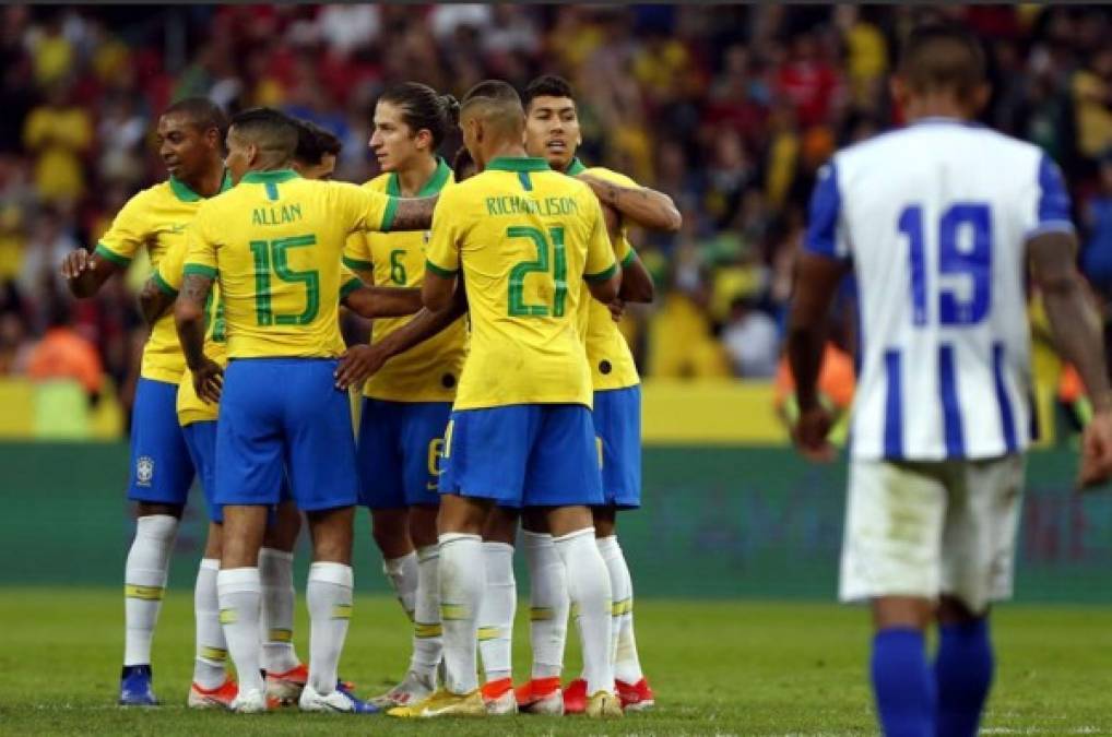 La Selección de Honduras recibió su cuarta goleada a manos de Brasil