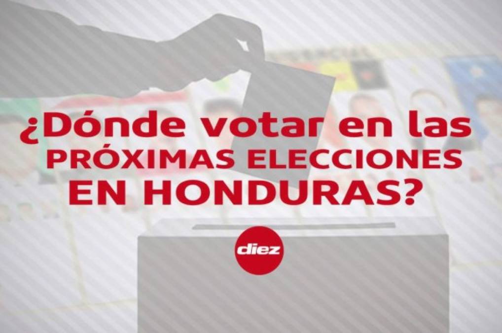 ¿Dónde votar en las elecciones generales 2017 de Honduras?