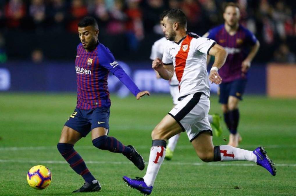 Barcelona sufre ante el Rayo Vallecano pero en tres minutos finiquitó el triunfo