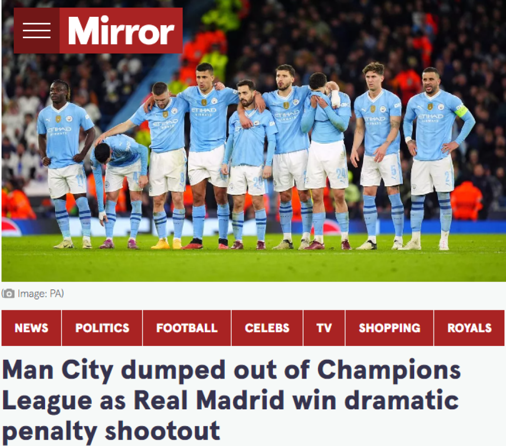 ”No tiene sentido”: lo que dicen los jugadores y medios del triunfo del Real Madrid sobre el City en Champions