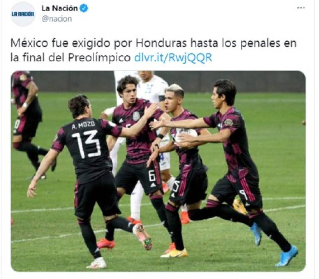 Lo que dice la prensa luego de que Honduras cayera contra México: ''Qué Preolímpico firmaron los catrachos''