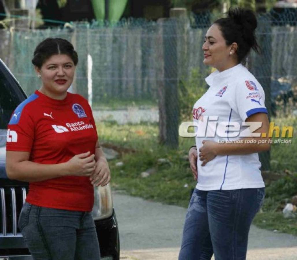 ¡Mamitas! Puerto Cortés se llena de chicas lindas para el Platense-Olimpia