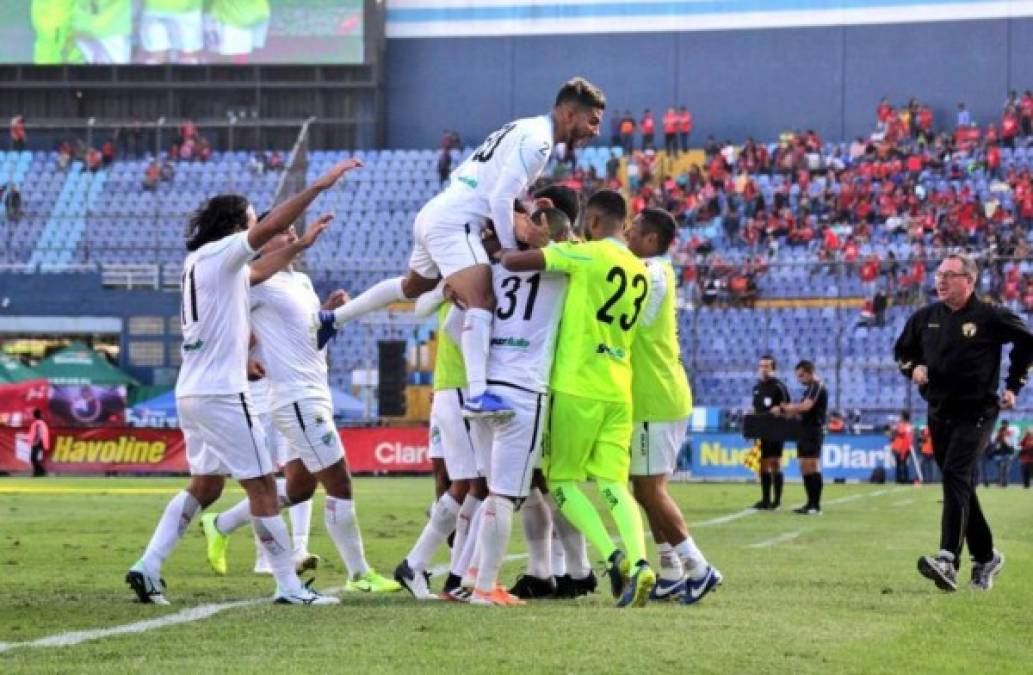 Las estadísticas: Motagua le gana la serie en Concacaf a los Cremas del Comunicaciones