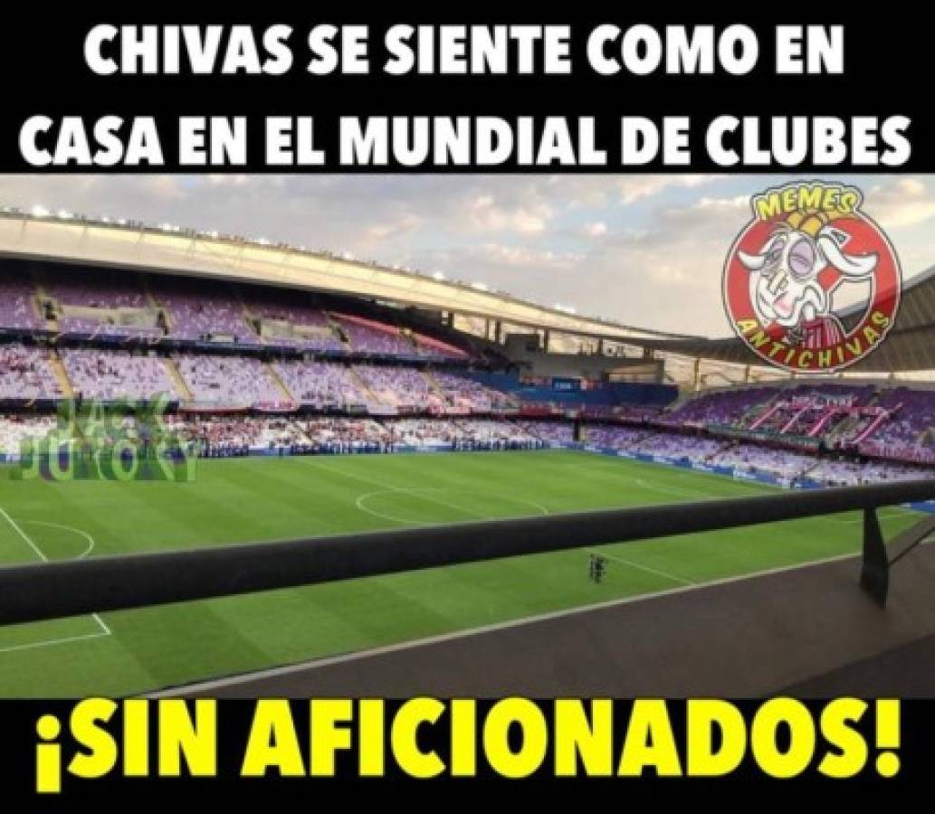 Hacen pedazos a Chivas con memes tras ser eliminado del Mundial de Clubes por el Kashima