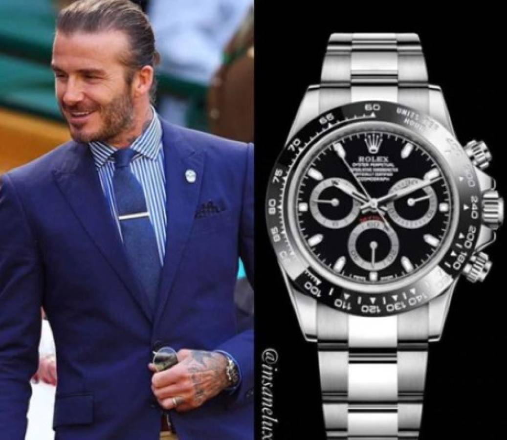 Beckham, CR7 y los pequeños lujos en relojes de los famosos