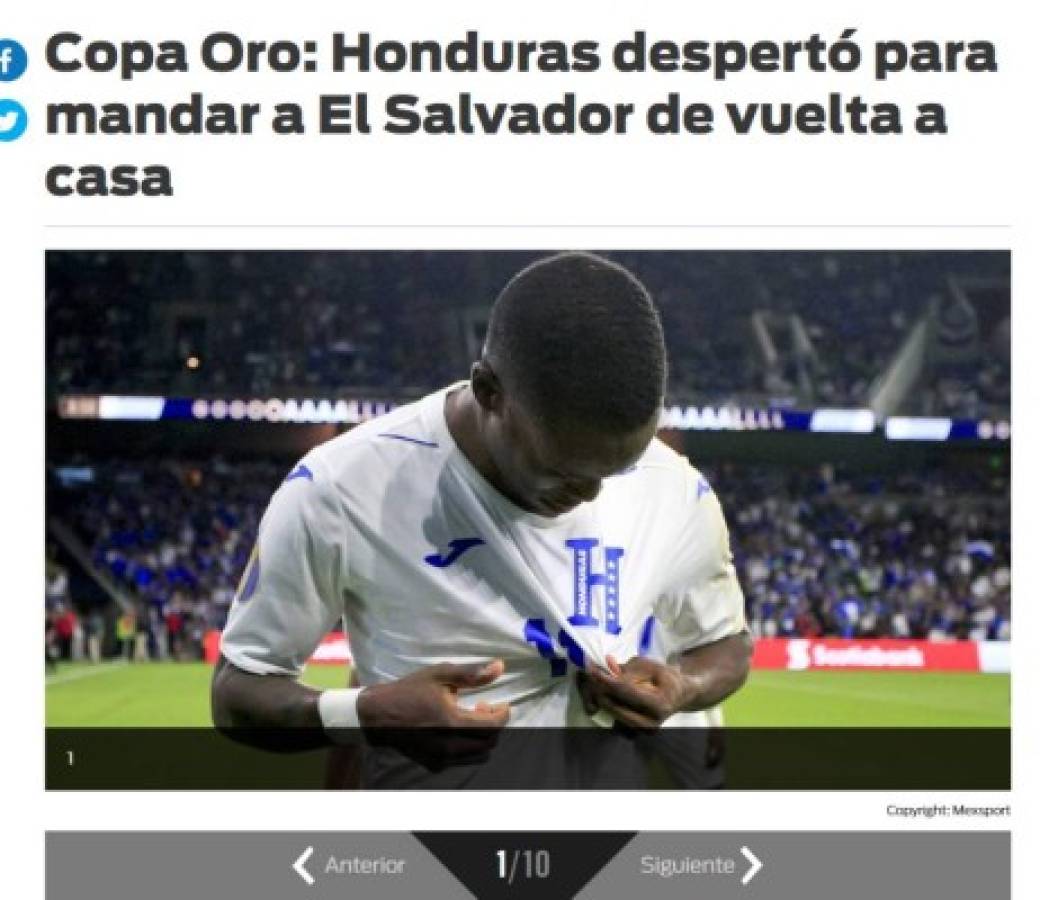 ¡Paliza! La prensa internacional y sus titulares tras la goleada de Honduras a El Salvador  