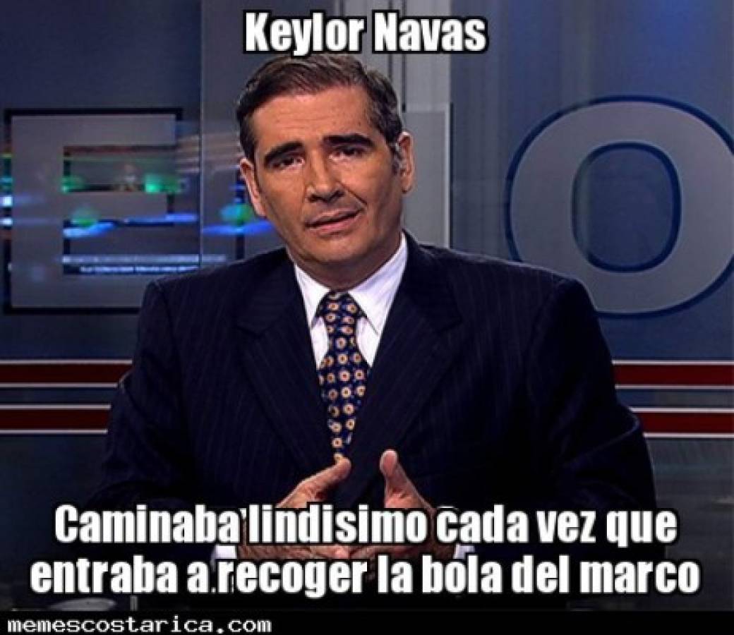 Los memes crucifican a Keylor Navas a pesar de la clasificación del Madrid