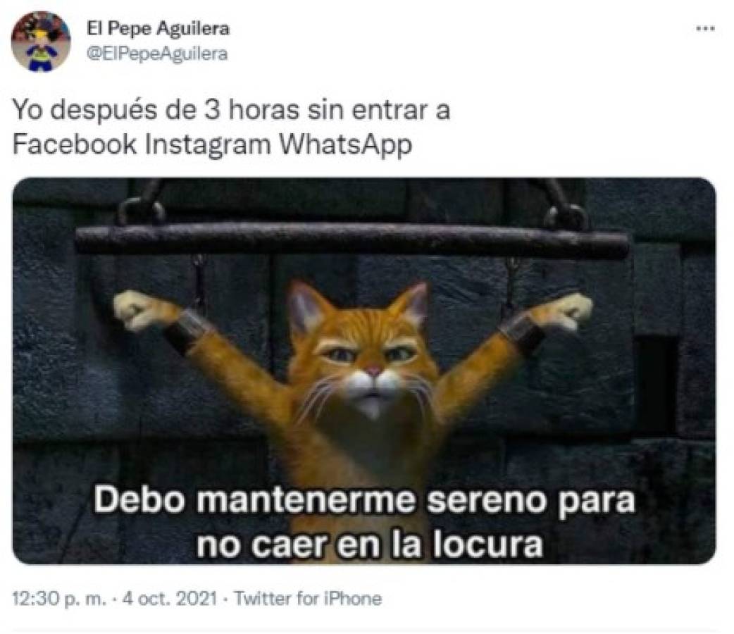 ¡Te vas a morir de risa! Los memes que está dejando la caída mundial de Facebook, Instagram y Whatsapp